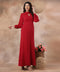 Long Sleeve High Neck Maxi Dress