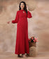 Long Sleeve High Neck Maxi Dress