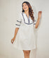 Embroidered Cotton Mini Dress