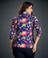 Fire Flower Printed Floral Blazer