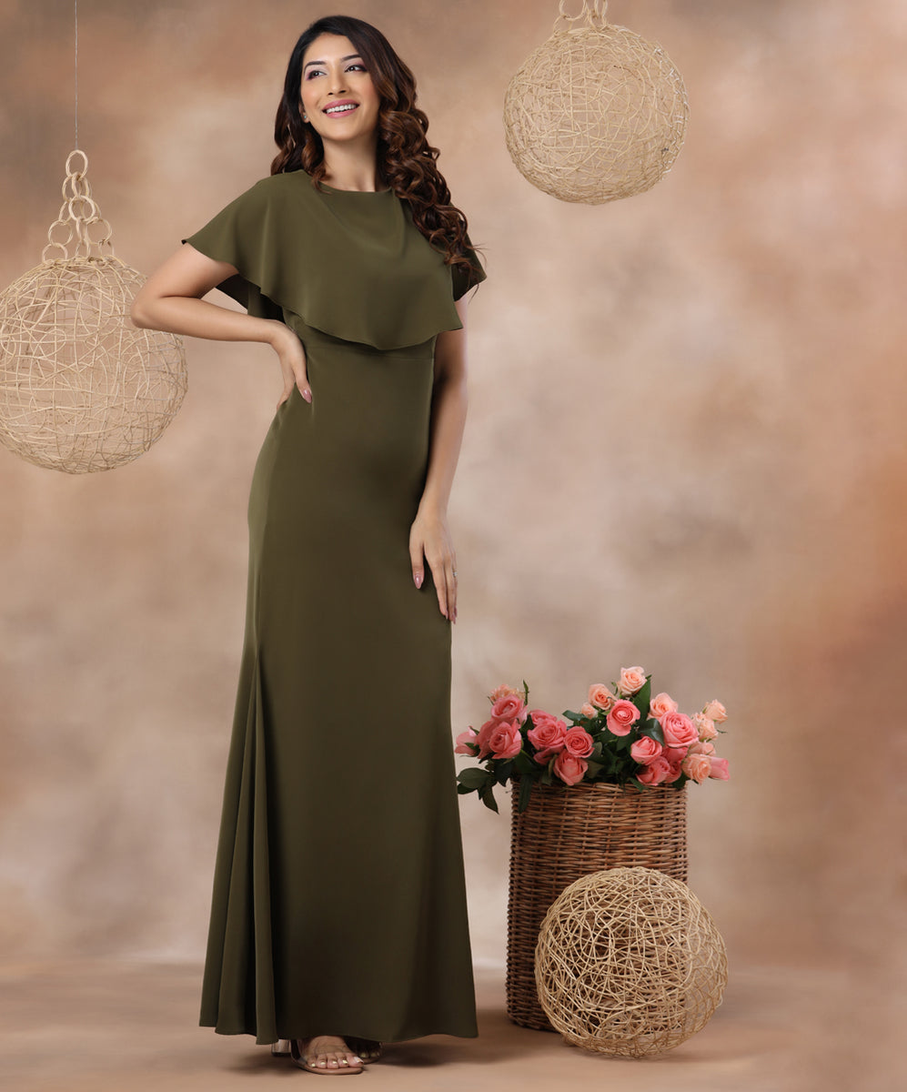 Chiffon Sari Style Maxi-100