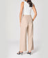 Beige Flared Formal Pant