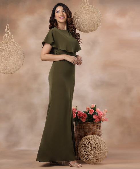 Two Tiered Chiffon Maxi