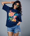 Floral Market Printed Oversized Tshirt