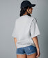 Oversize Gray Marl Positive Tshirt