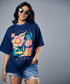 Floral Market Printed Oversized Tshirt