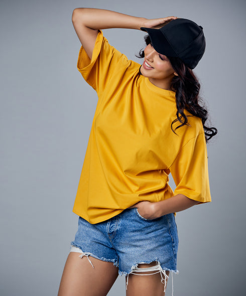 Mustard Oversized Tshirt