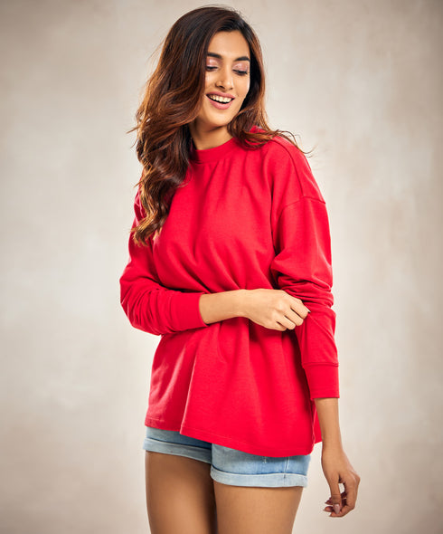 Red Comfort Color Long Sleeve T-Shirt