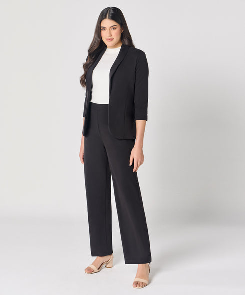 Black Flared Formal Trouser
