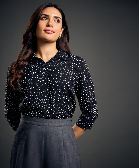 Floral Printed Long Sleeve Shirt