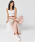 Flare Light Pink Twill Pant