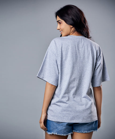 Butterfly Printed Oversized Tshirt