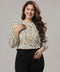 Lantern Sleeve Floral Print Top