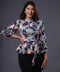 Floral Printed Peplum Top