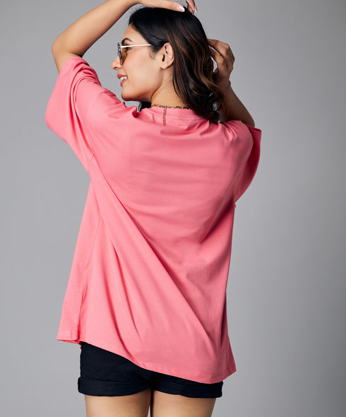 Oversize Pink Tshirt