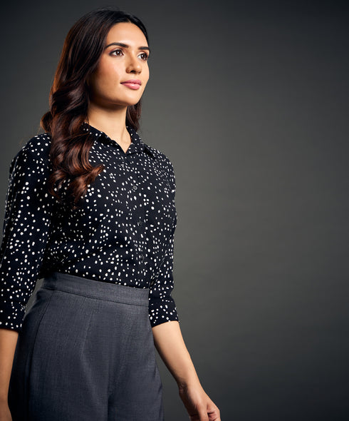 Floral Printed Long Sleeve Shirt