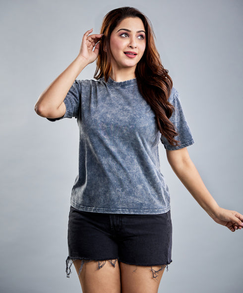 Acid Wash Grey T-Shirt