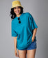 Oversize Peacock Blue Tshirt