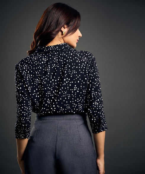 Floral Printed Long Sleeve Shirt