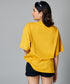 Oversize Mustard Bad Attitude Tshirt