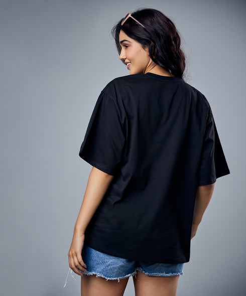 Flamingo Printed Oversized Tshirt