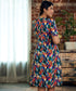 Half Sleeve Bold Printed Shift Dress