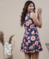 Sleeveless Mini Floral Dress