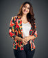 Bold Scattered Printed Blazer