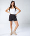 Black Pleated Short