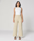 Light Beige Flared Formal Trouser