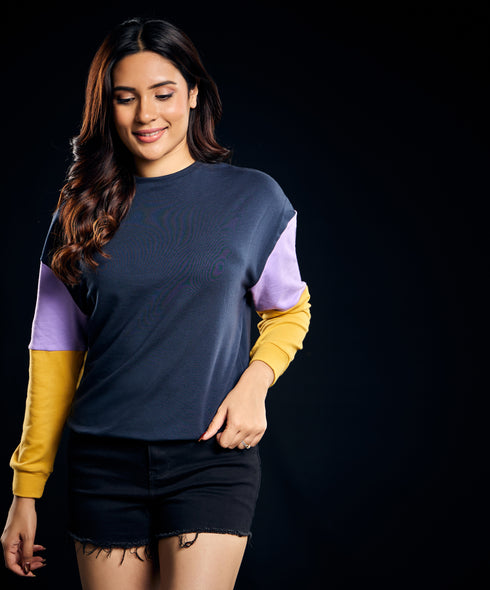 Long Sleeve Crew Neck Oversized Tshirt