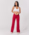 Ponte Flared Maroon Pant