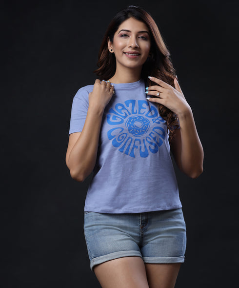 Glazed And Confused Basic Crew Neck Tshirt