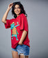 Swaging Carnival Croc Oversized Tshirt