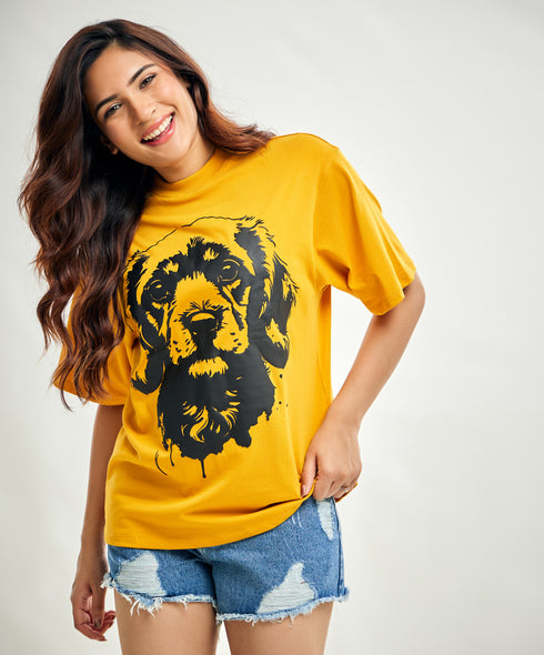 Oversized Yellow Tshirt