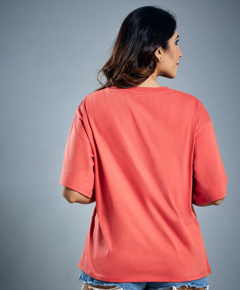 Oversized Dark Orange Tshirt