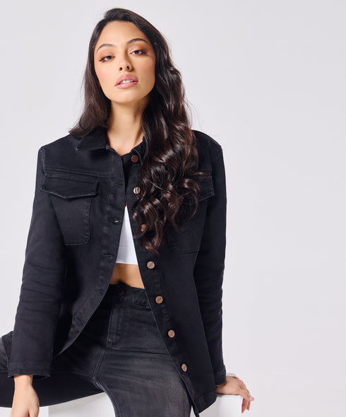 Long Sleeve Denim Shirt