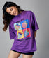 Oversize Purple Berry Special Tshirt