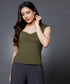 Olive Sweetheart neck top