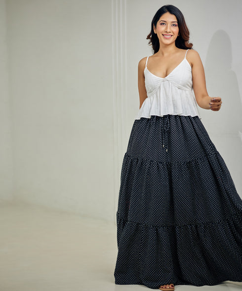 Beach Cotton Maxi Skirt