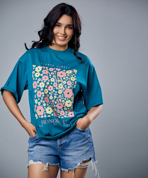 Honolulu Flower Market Tshirt