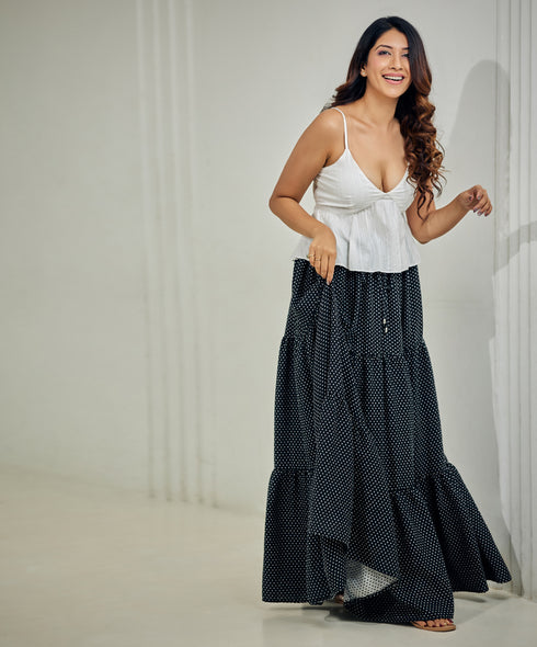 Beach Cotton Maxi Skirt
