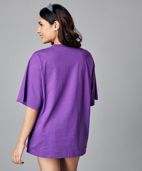 Oversize Purple Berry Special Tshirt