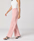 Pink Flared Leg Formal Pant