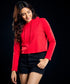 Long Sleeve Red Hoodie
