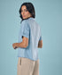 Tencel Oversized Short-Sleeve Shirt
