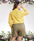 Oversized Cotton Yellow Shirt