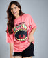 Oversize Pink Monster T-Shirt