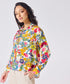 Floral Printed Oversized Shirt