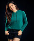 Long Sleeve Green Hoodie